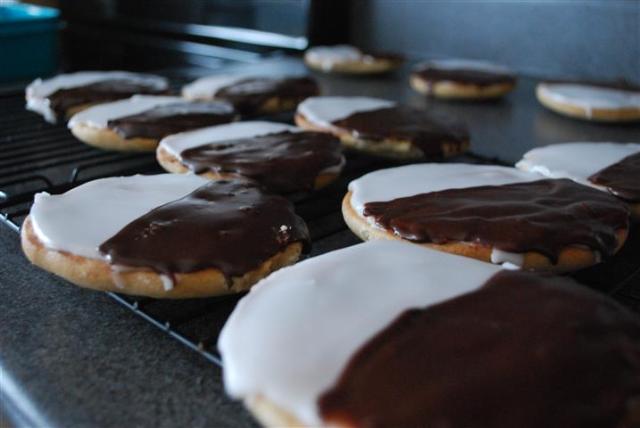 Vegan Black and White Cookies