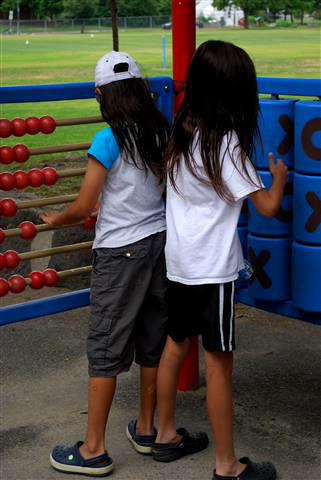 My twins at Brewer Park.